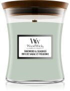 Woodwick Sagewood & Seagrass illatgyertya fa kanóccal 275 g