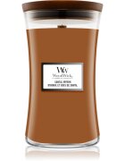 Woodwick Santal Myrrh illatgyertya fa kanóccal 610 g