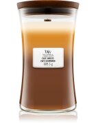Woodwick Trilogy Café Sweets illatgyertya fa kanóccal 609.5 g