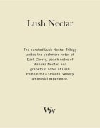 Woodwick Trilogy Lush Nectar illatgyertya fa kanóccal 610 g