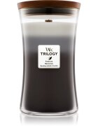 Woodwick Trilogy Warm Woods illatgyertya fa kanóccal 609.5 g