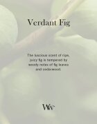 Woodwick Verdant Fig illatgyertya fa kanóccal 610 g