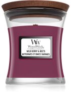 Woodwick Wild Berry & Beets illatgyertya fa kanóccal 85 g