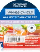 Yankee Candle Black Tea & Lemon illatos viasz aromalámpába Signature 22 g