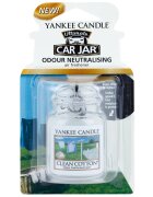Yankee Candle Clean Cotton illat autóba felakasztható autóillatosító 1 db