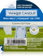 Yankee Candle Clean Cotton illatos viasz aromalámpába 22 g