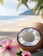 Yankee Candle Coconut Beach illatgyertya Signature 110 g