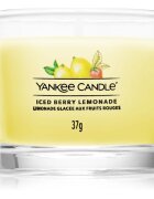 Yankee Candle Iced Berry Lemonade viaszos gyertya glass 37 g
