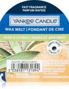 Yankee Candle Sage & Citrus illatos viasz aromalámpába 22 g