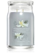 Yankee Candle Smoked Vanilla & Cashmere illatgyertya Signature 567 g