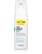 Yellow Professional Curls Curly Leave-in Mousse leöblítést nem igénylő ápolás göndör hajra 160 ml