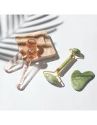Zoë Ayla Luxurious Jade Crystal Roller masszázs henger az arcra 1 db