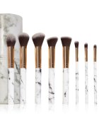 Zoë Ayla Makeup Brush Set Marble 10 Piece smink egyet szett