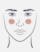 ZOEVA 126 Blush Blender púderecset az arcra (arcpír ecset) 1 db
