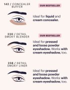 ZOEVA It's All About The Eyes Brush Set Ecsetkészlet táskával 1 db