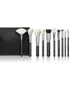 ZOEVA The Artists Brush Set Silver Ecsetkészlet táskával 1 db