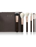 ZOEVA The Complete Brush Set Rose Golden Edition Ecsetkészlet táskával