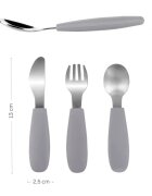 Zopa Silicone Children's Cutlery étkészlet gyermekeknek 6 m+ Mustard Yellow 3 db