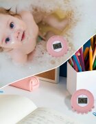Zopa Silicone Digital Thermometer 2in1 digitális hőmérő kádba való Dove Grey 1 db