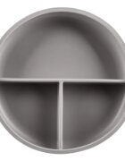 Zopa Silicone Divided Plate osztott tányér tapadókoronggal Dove Grey 1 db