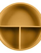Zopa Silicone Divided Plate osztott tányér tapadókoronggal Mustard Yellow 1 db