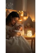 Zopa Silicone LED Lamp Size M éjszakai fény Owl 1 db