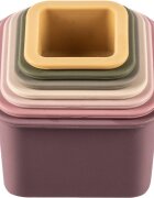 Zopa Silicone Stacking Cups egymásba rakható poharak Multicolor 6 m+ 7 db