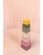 Zopa Silicone Stacking Cups egymásba rakható poharak Multicolor 6 m+ 7 db