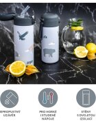 Zopa Thermo Bottle with Drinking Spout termosz szívószállal Mountains 1 db
