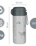 Zopa Thermo Bottle with Silicone Holder and Drinking Spout termosz szívószállal Safari 1 db