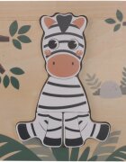Zopa Wooden Puzzle Small kirakó fából készült Zebra 1 db