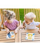 Zopa Wooden Puzzle Small kirakó fából készült Zebra 1 db