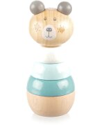 Zopa Wooden Rings Toy animal kirakós állatka fából készült Bear 1 db