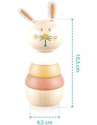 Zopa Wooden Rings Toy animal kirakós állatka fából készült Bear 1 db
