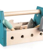 Zopa Wooden Tool Box szerszámkészlet Blue 14 db