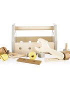 Zopa Wooden Tool Box szerszámkészlet Brown 14 db