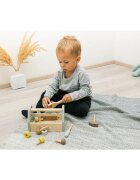 Zopa Wooden Tool Box szerszámkészlet Brown 14 db
