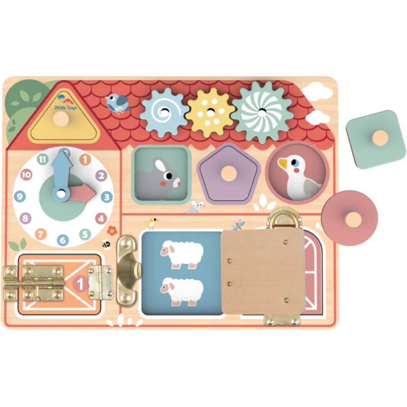 2Kids Toys Activity Board Farma interaktív játék 12m+ 1 db