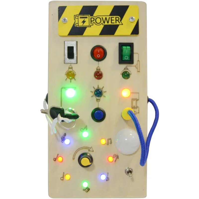 2Kids Toys LED Busy Board interaktív játék 10m+ 1 db