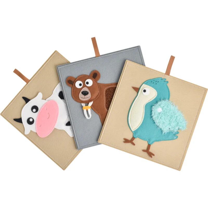 2Kids Toys Sensory Pictures Animals képeskönyv 6 db