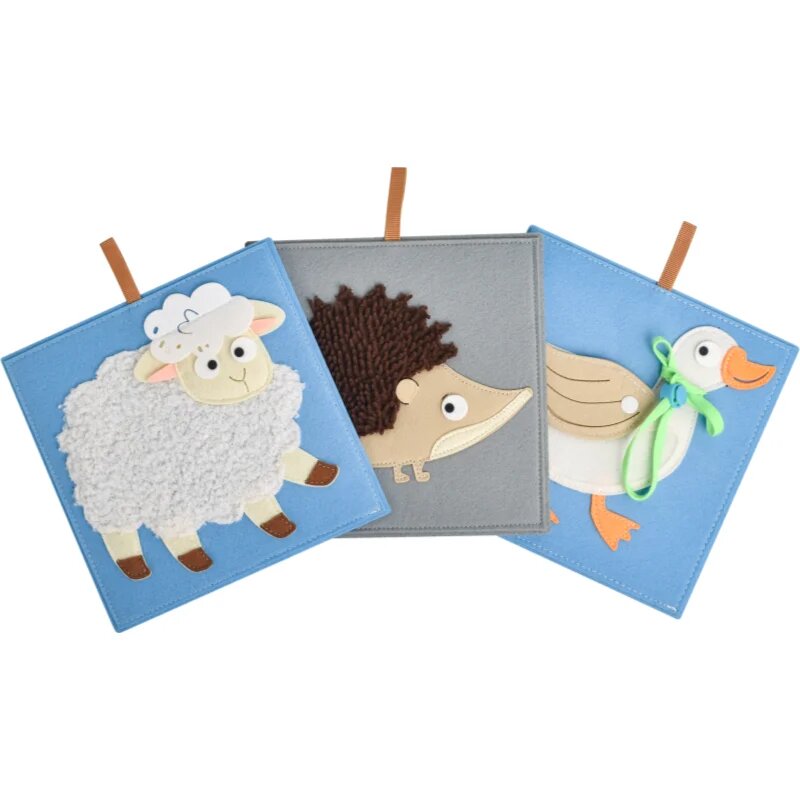 2Kids Toys Sensory Pictures Animals képeskönyv 6 db