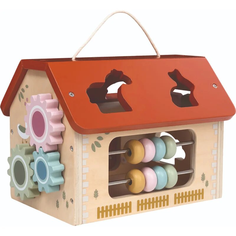 2Kids Toys Shape Sorter Farm Animals interaktív formaberakó játék 6 db