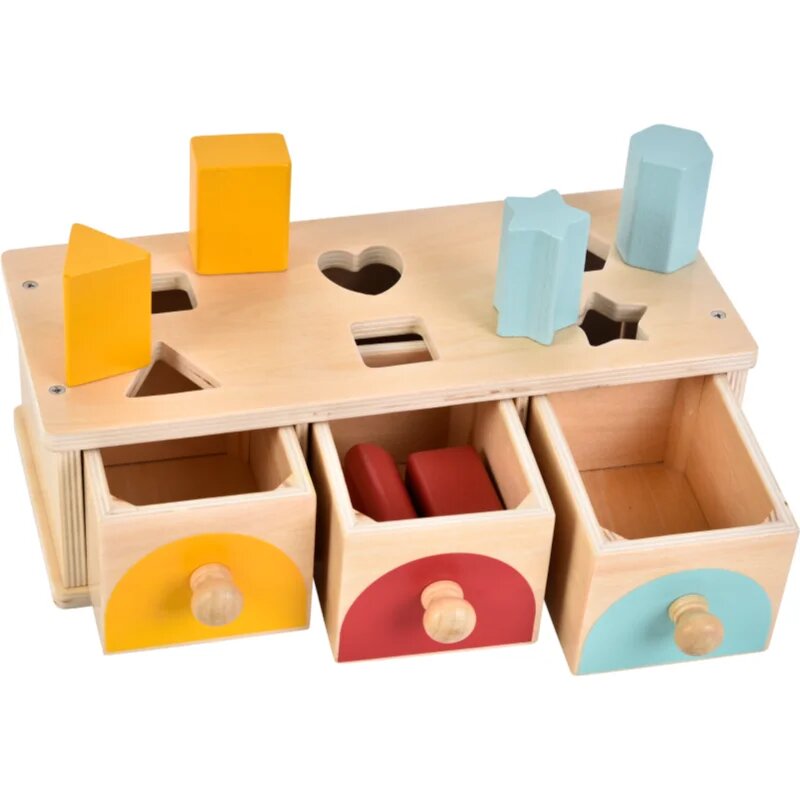 2Kids Toys Shape Sorting Box interaktív játék 12m+ 10 db
