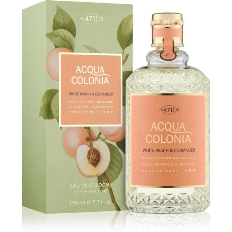 4711 Acqua Colonia White Peach & Coriander Eau de Cologne unisex 170 ml