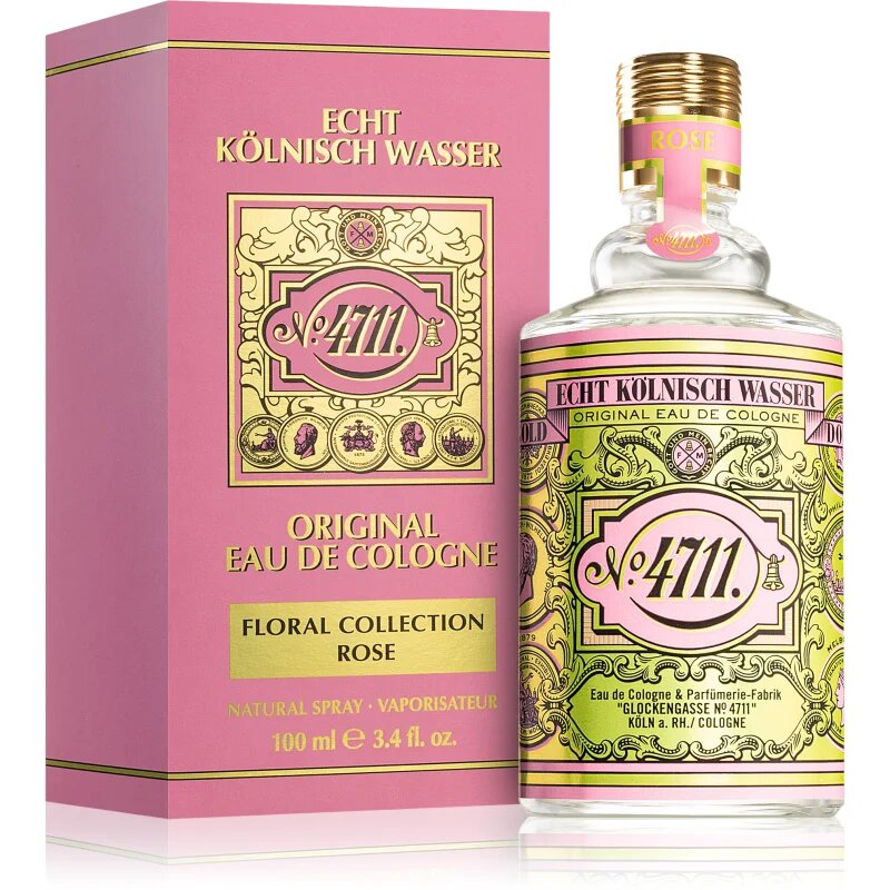 4711 Floral Collection Rose Eau de Cologne unisex 100 ml