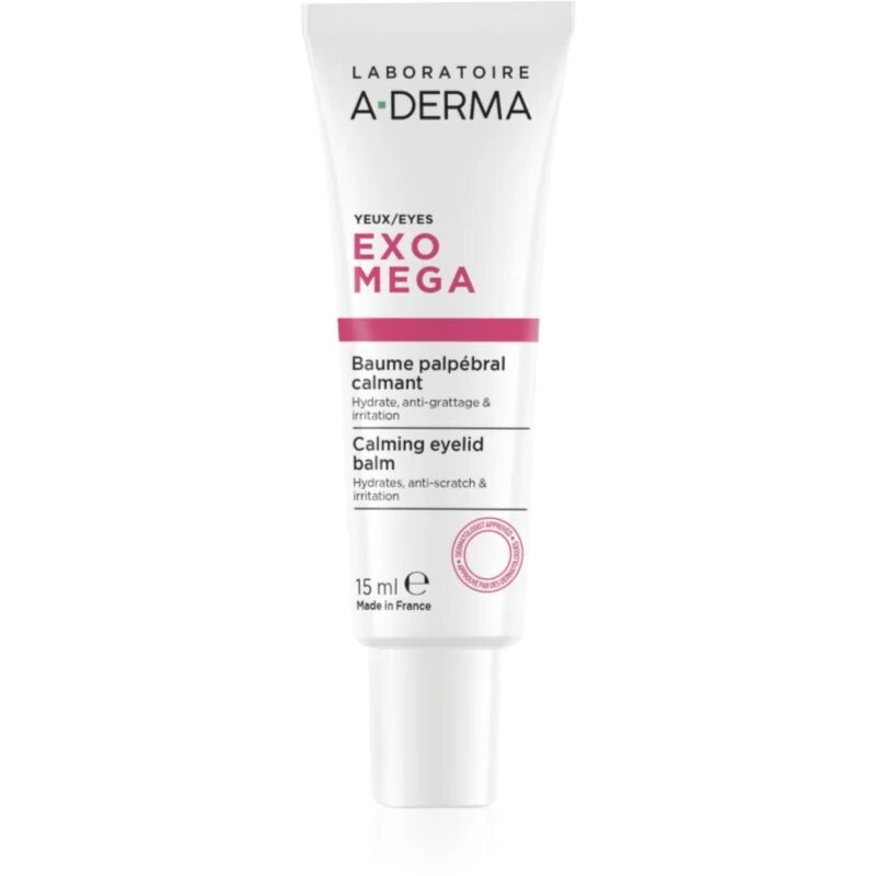 A-Derma Exomega Calming Eyelid Balm nyugtató krém a szem köré 15 ml