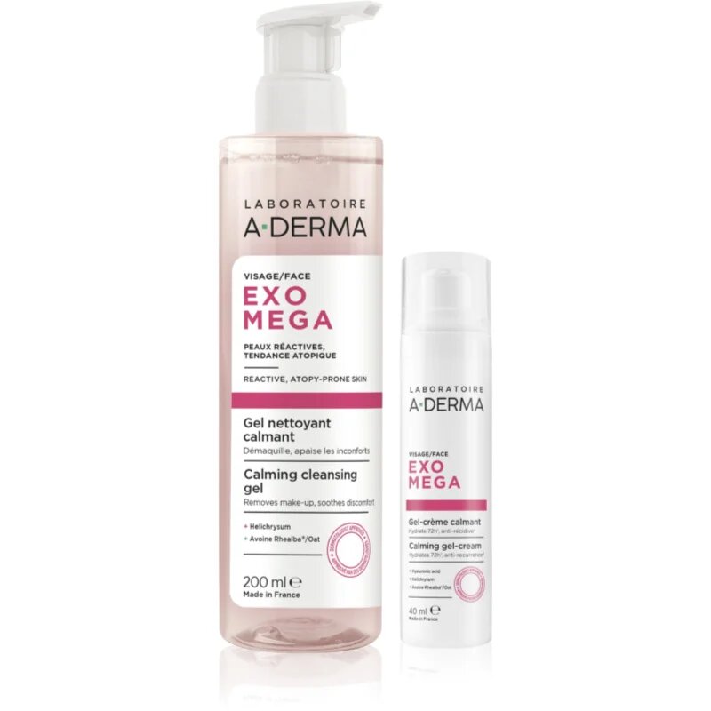 A-Derma Exomega Calming Set szett száraz és atópiás bőrre