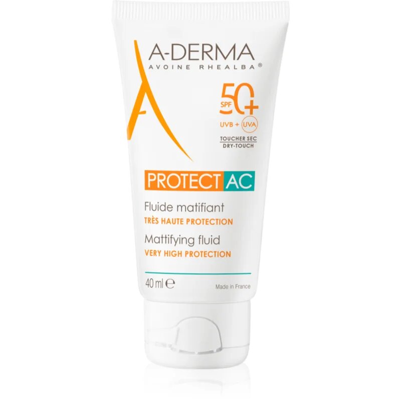 A-Derma Protect AC Mattifying Fluid mattító fluid SPF 50+ 40 ml