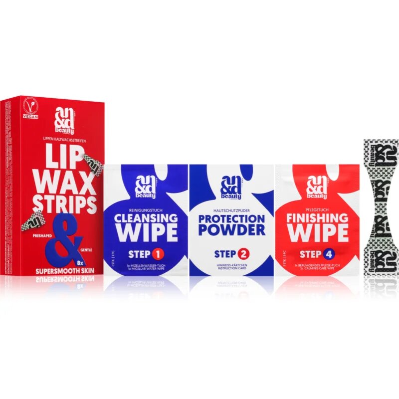 A.N.D. Beauty Wax Strips Lip bajuszgyanta 8 db