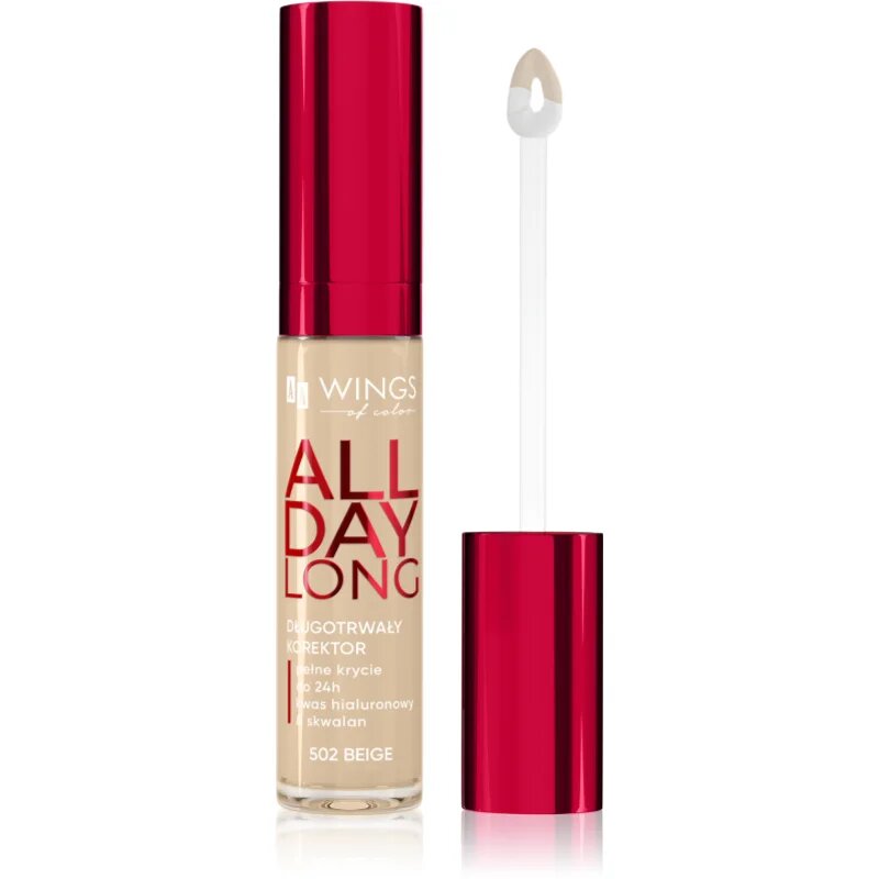 AA Wings of Color All Day Long Long Lasting Concealer folyékony korrektor árnyalat 502 Beige 6.2 g